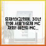 유재석X김희애 80년대 서울가요제 MC 출격 30년 만에