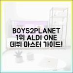 보이즈2플래닛 1위 알디원 데뷔 마스터 가이드