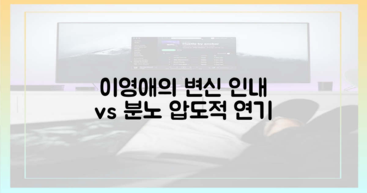 이영애의 변신: 인내 vs 분노