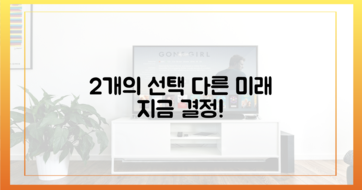 2개의 선택, 다른 미래