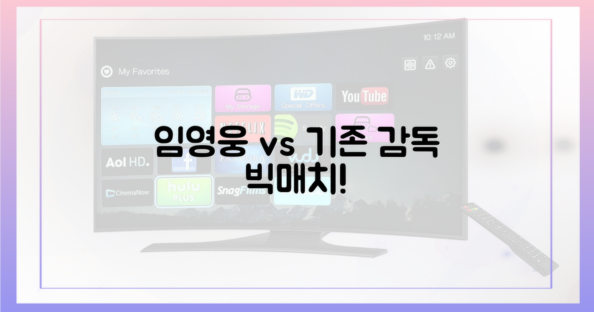 임영웅 vs 기존 감독