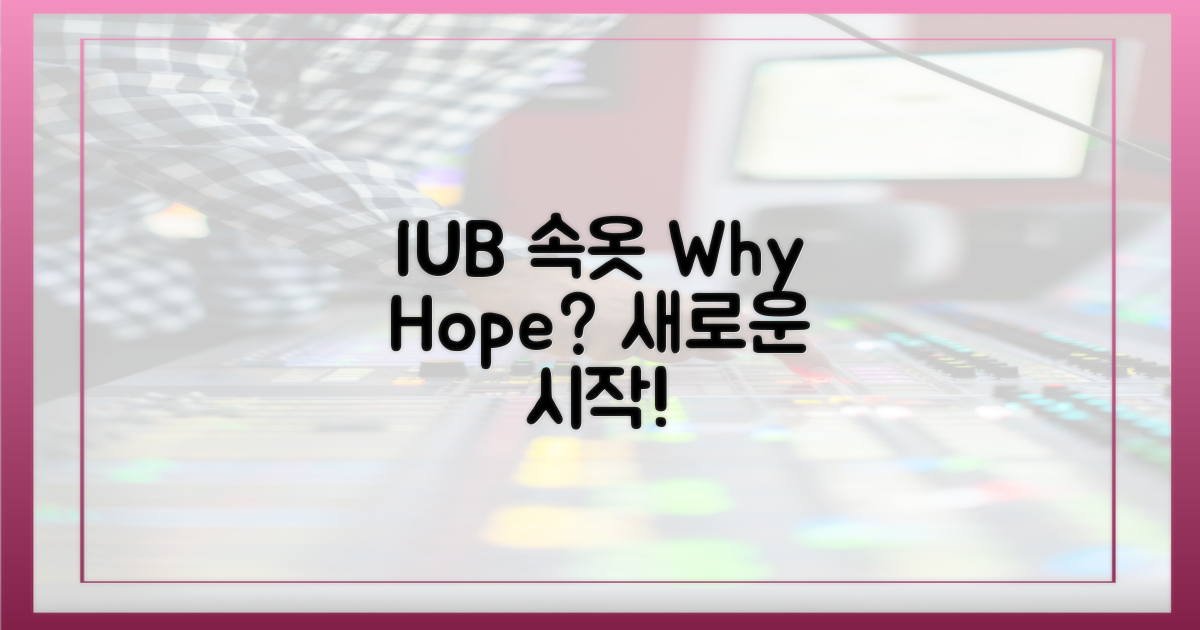 IUB' 속옷 회사, 왜 희망할까?