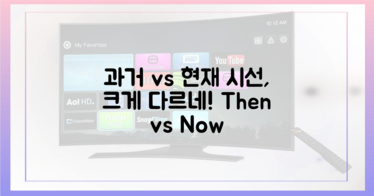 과거 vs 현재: 달라진 시선