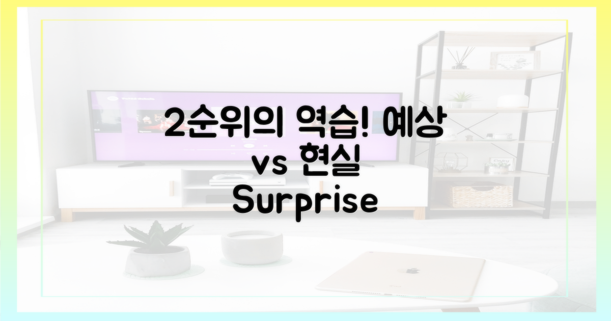 예상 vs 현실: 2순위의 역습
