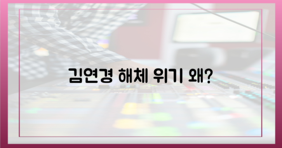 해체 위기, 김연경은 왜?