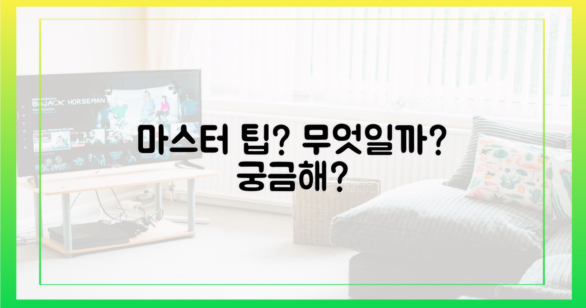 마스터 팁, 무엇일까?