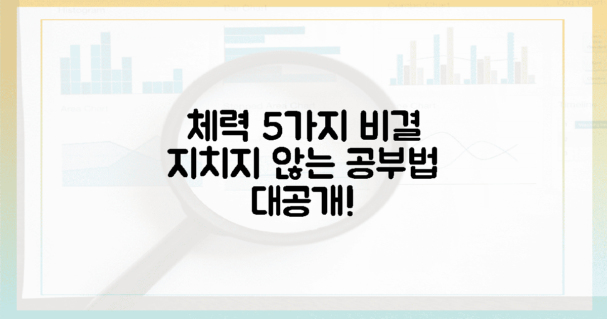 5가지 체력 비결, 지치지 않는 공부법