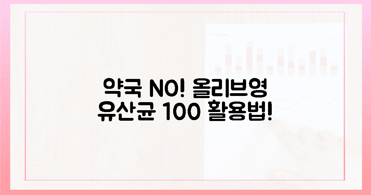 약국 필요 없어! 올리브영 유산균 100% 활용법!