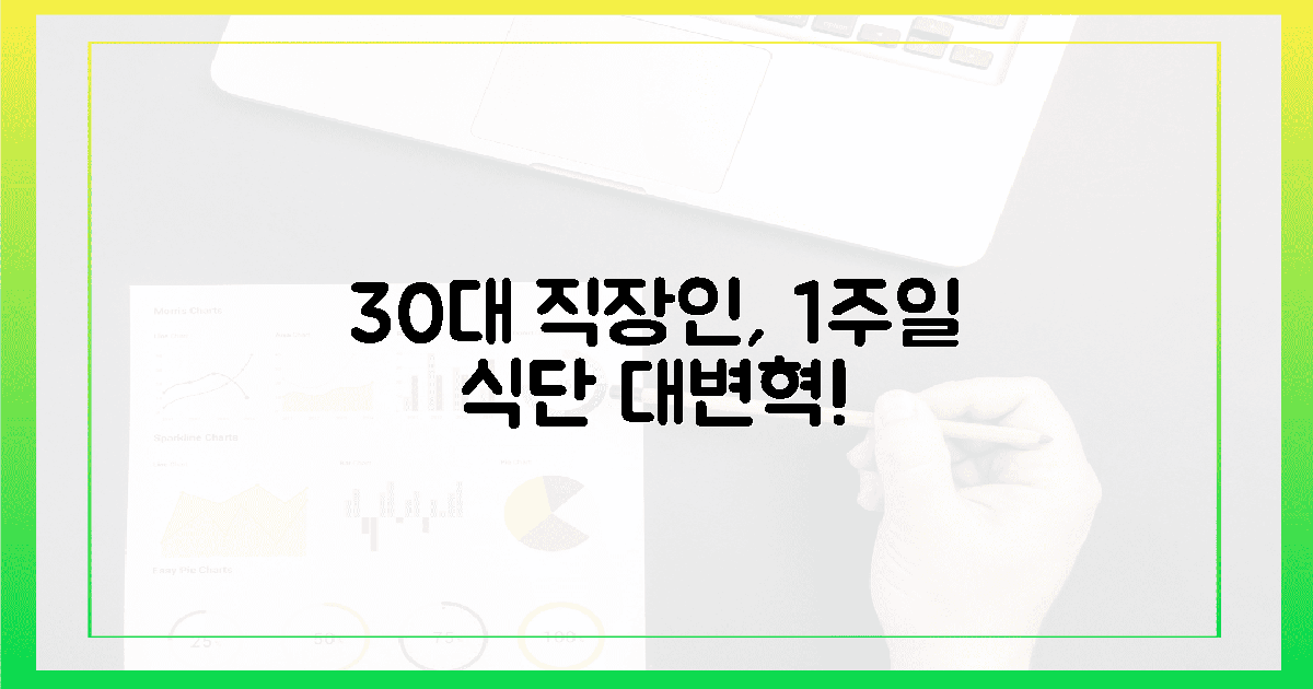 30대 직장인, 1주일 식단이 바꾼 결과는?