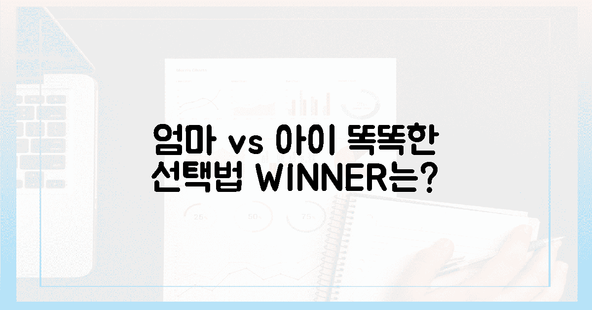 엄마 vs 아이, 똑똑한 선택법