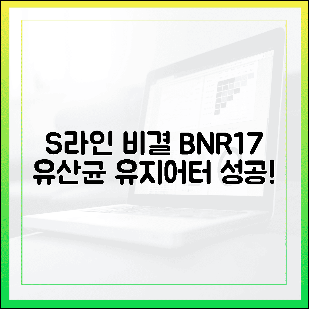 요요 없는 유지어터의 비결, 식단 스트레스 없이 BNR17 유산균으로 S라인 유지하는 방법
