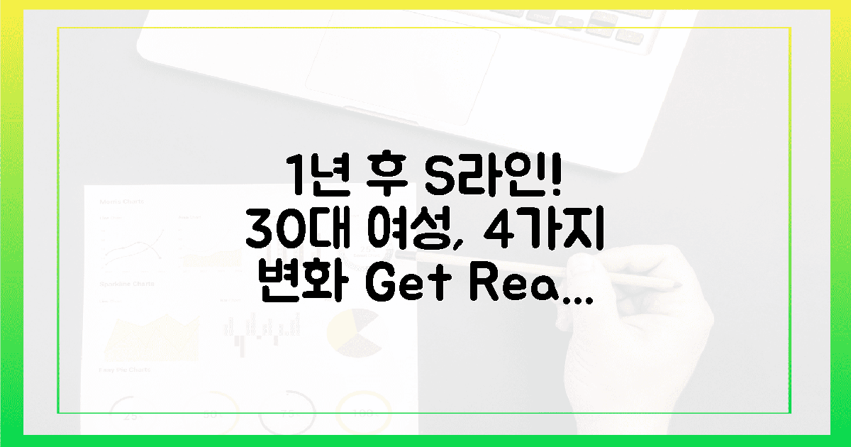 30대 여성, 1년 뒤 S라인! 4가지 변화 기대!