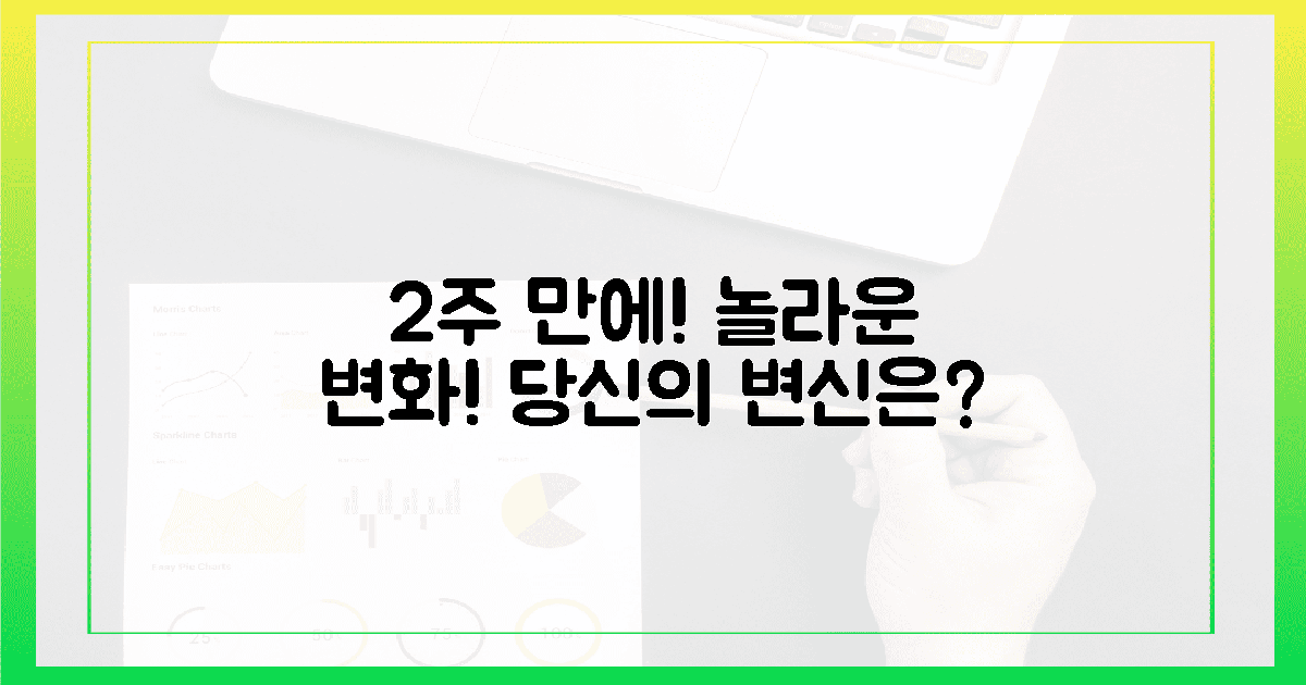 2주 만에 느낀 놀라운 변화