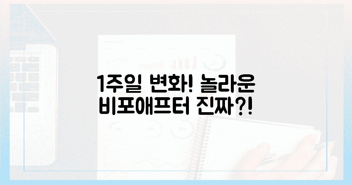 1주일 만에 느껴봐! 놀라운 변화