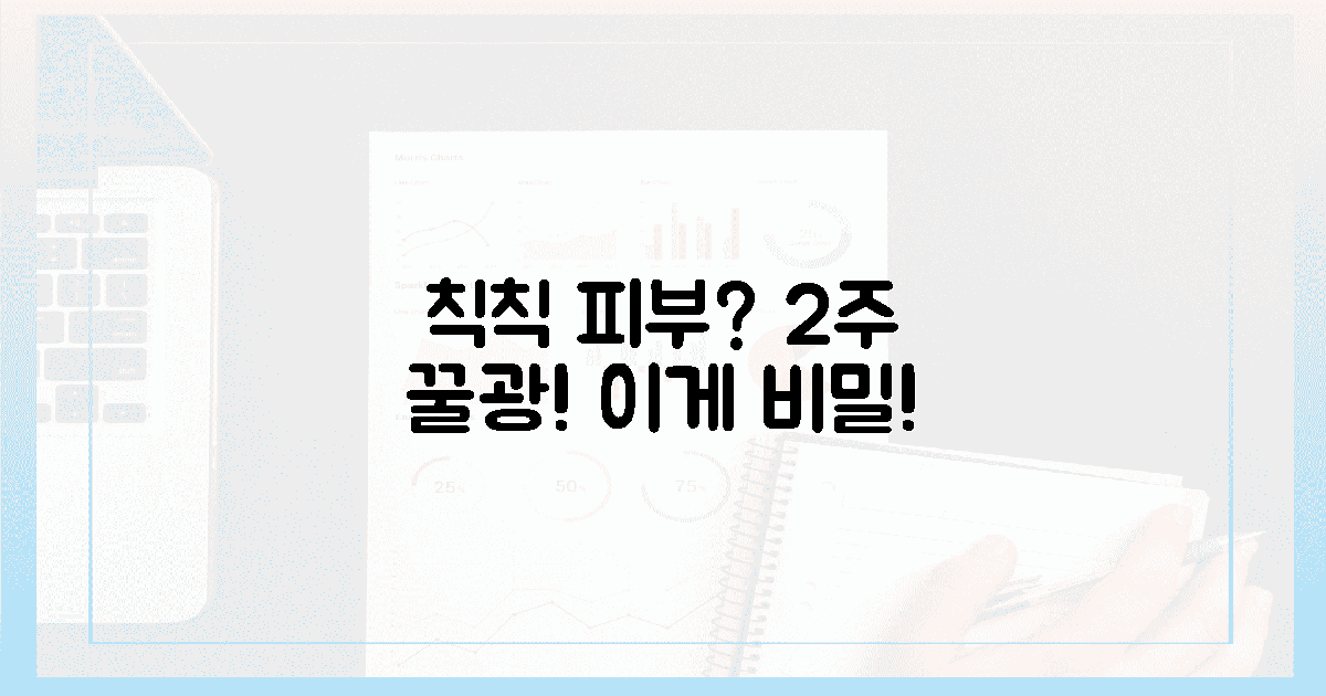 칙칙 피부, 2주 만에 꿀광된 비밀!