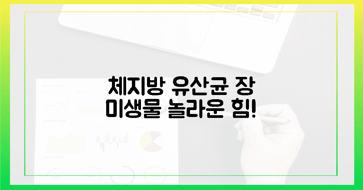 체지방 유산균, 장 미생물의 놀라운 힘