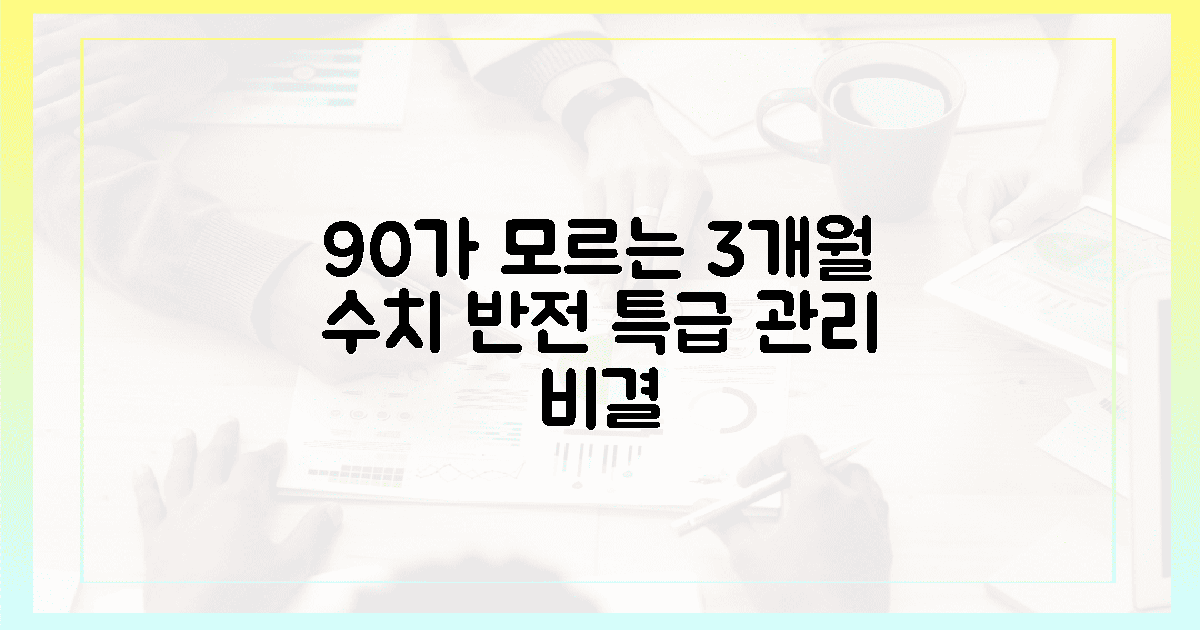 3개월 뒤 달라진 수치, 90%가 놓치는 관리 전략