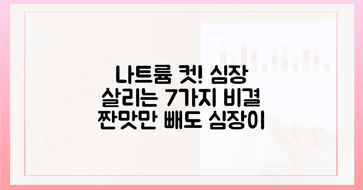 짠맛 줄여 심장 살리는 7가지 비결